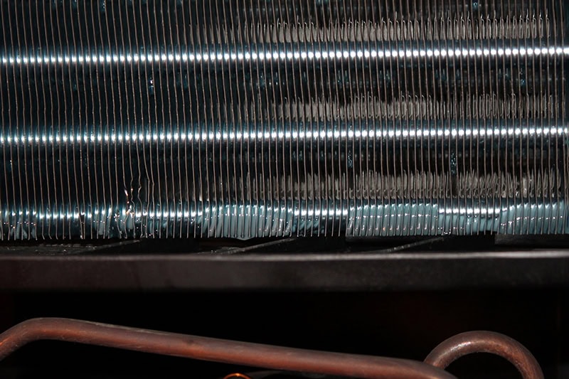 AN image of a frozen AC.