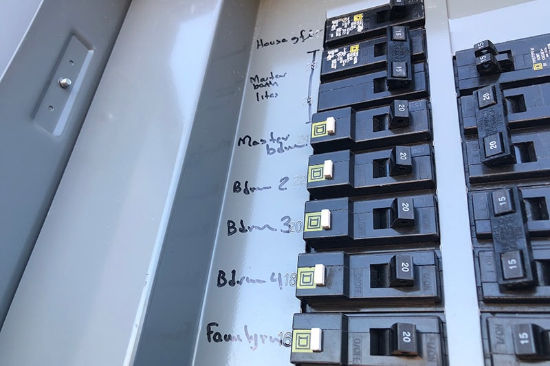 5 Reasons to Upgrade Your Electrical Panel. An electrical panel.