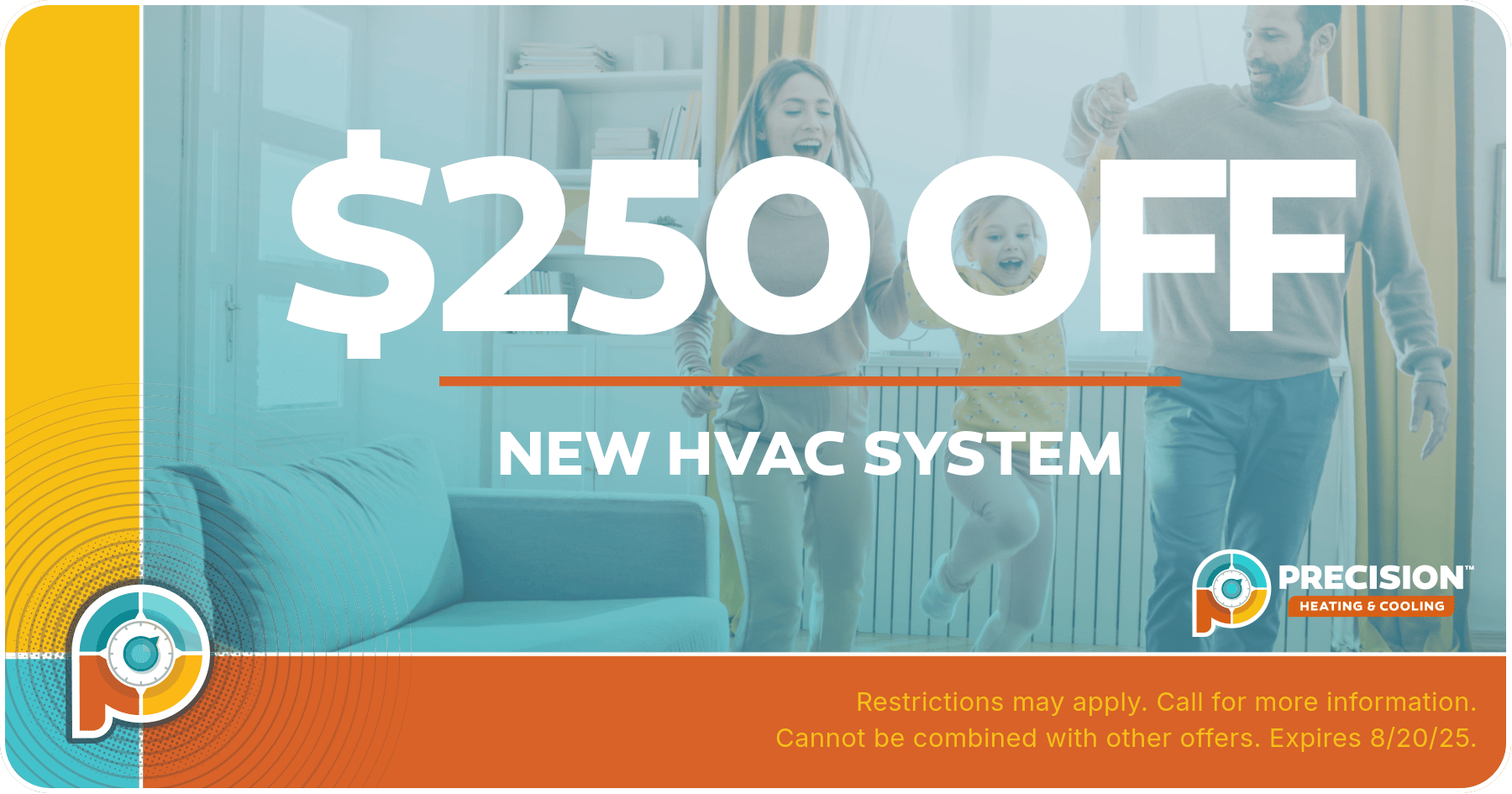 $250 off new hvac system.