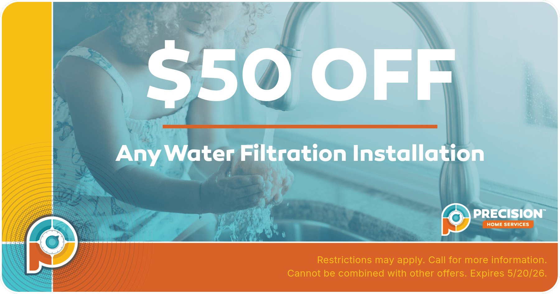 $50 Off Any Water Filtration Installation