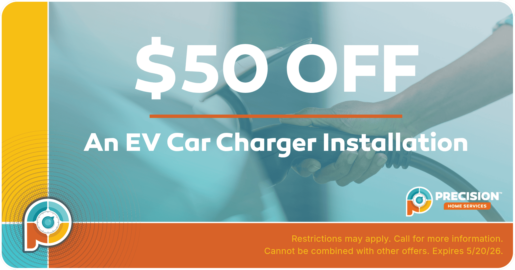 $50 Off An EV Car Charger Installation